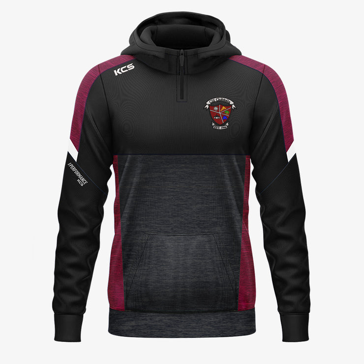 Kilcavan GAA KCS Helios Half Zip Hoodie Black/Maroon/White