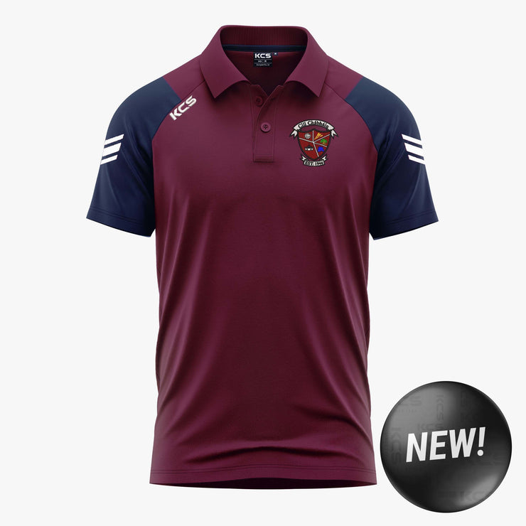 Kilcavan GAA KCS Soul Polo Shirt Navy/Maroon