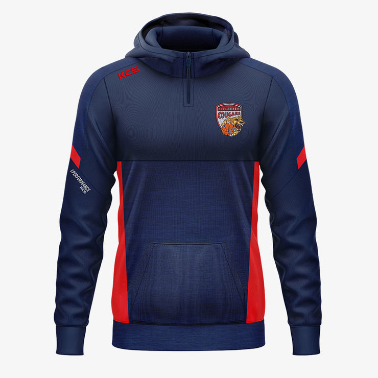 Killarney Cougars Basketball KCS Helios Half Zip Hoodie Navy/Red