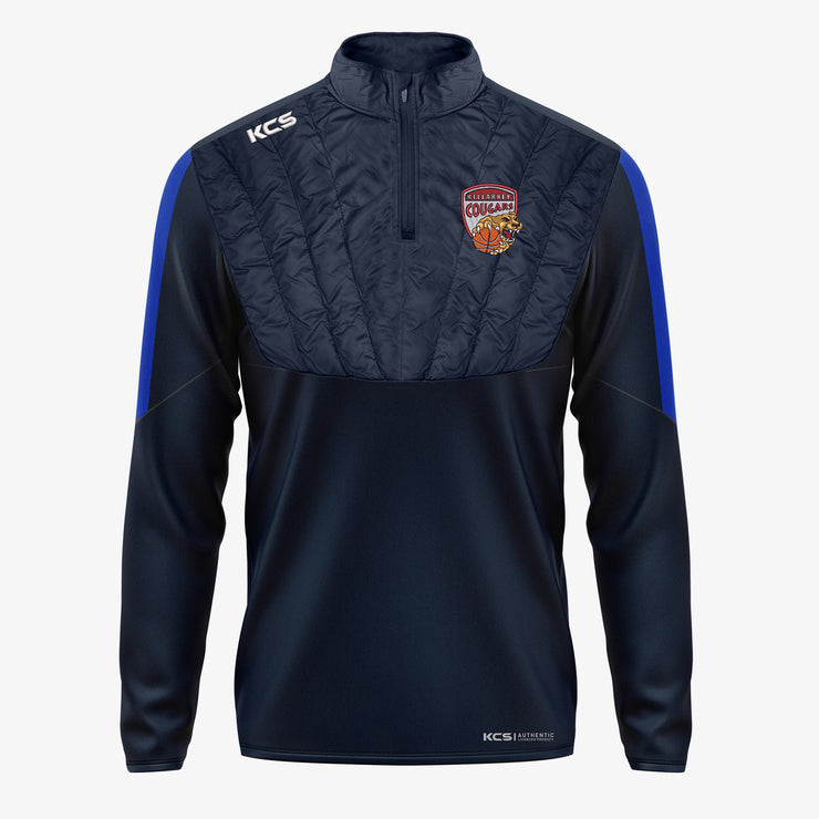 Killarney Cougars Basketball KCS Winterized Quarter Zip Top Navy/Royal
