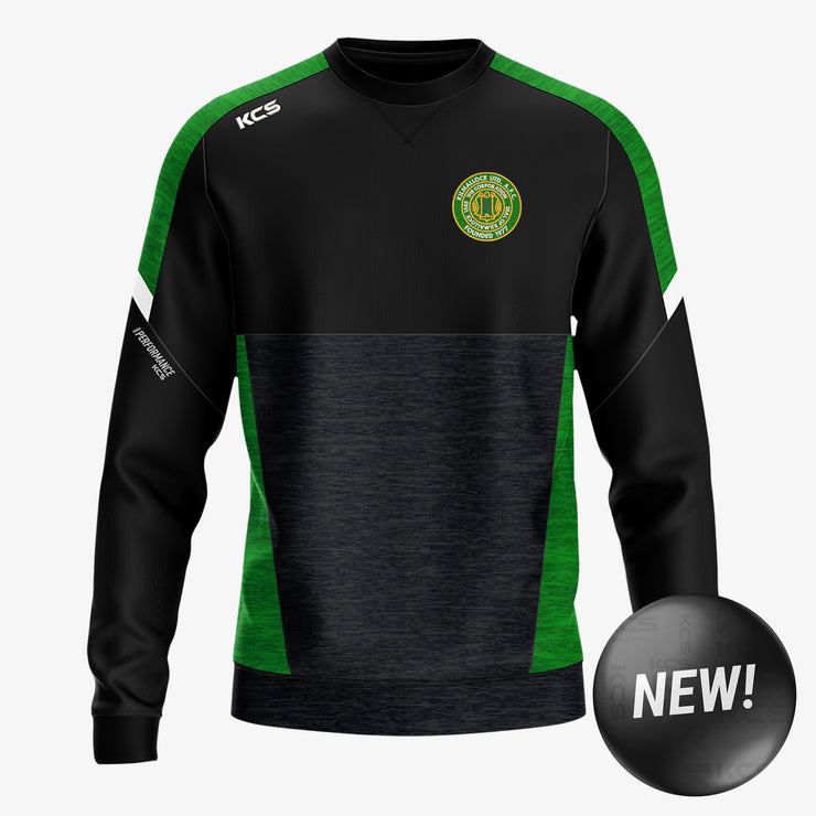 Kilmallock United AFC KCS Helios Crew Neck Top Black/Green/White