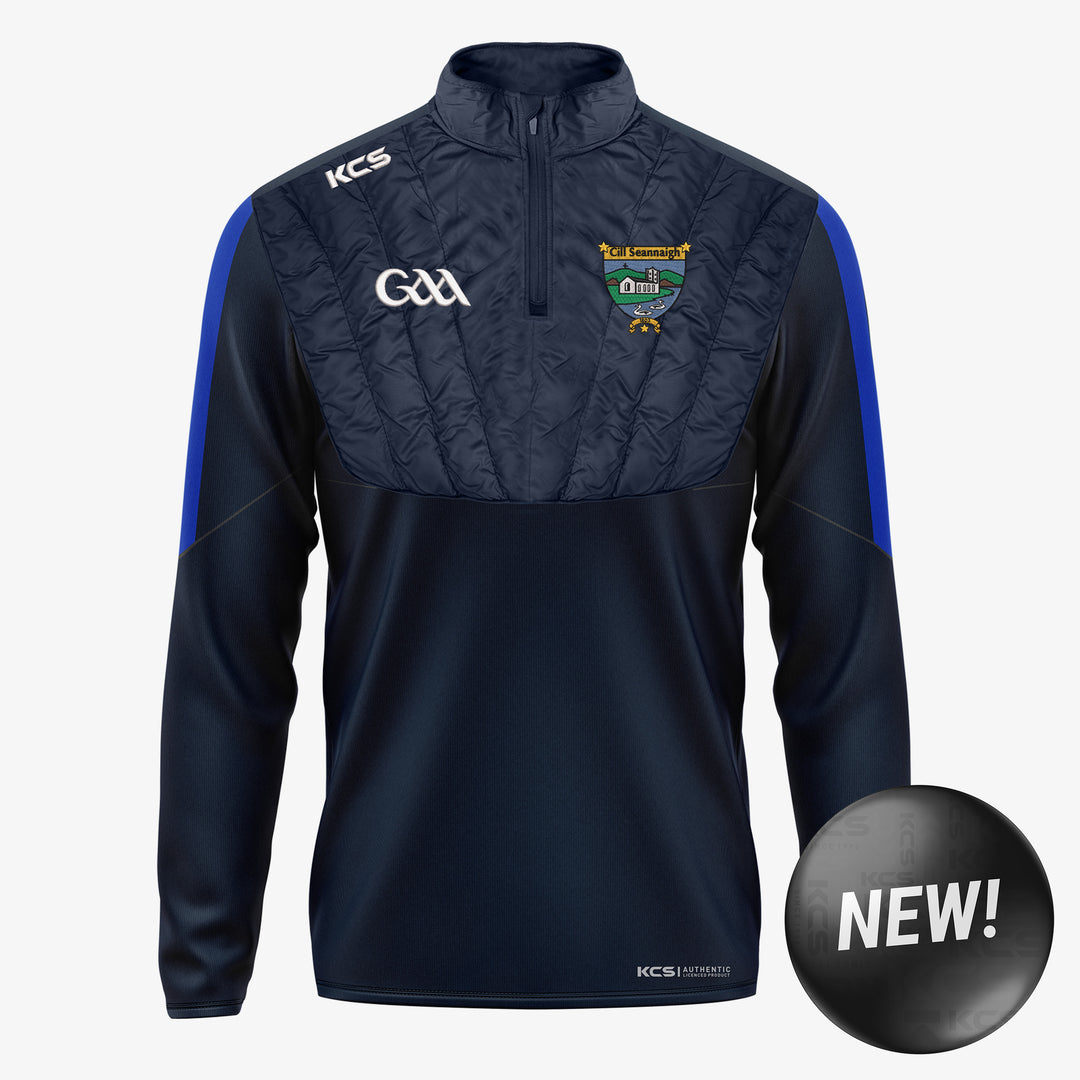 Navy Donegal Gaa Half Zip Kilshannig GAA KCS Winterized Quarter