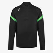 KCS Kinova Quarter Zip Top Black/Green