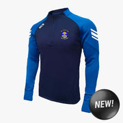 Legan Sarsfields Longford KCS Soul Quarter Zip Top Navy/Royal Blue