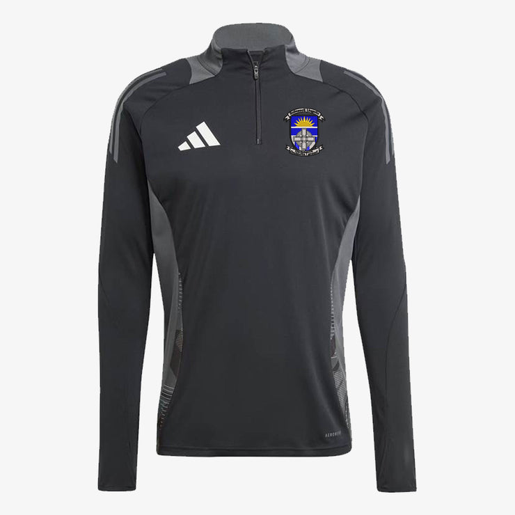 Legan Sarsfields Longford Adidas 24 Tiro Competition Half Zip Black