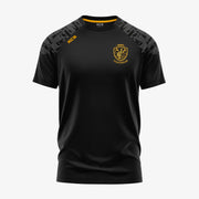 Listowel Emmets KCS Apollo Tee Black/Graphite/Gold