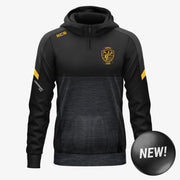 Listowel Emmets LGFA KCS Helios Half Zip Hoodie Black/Gold