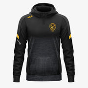 Listowel Emmets LGFA KCS Helios Half Zip Hoodie Black/Gold