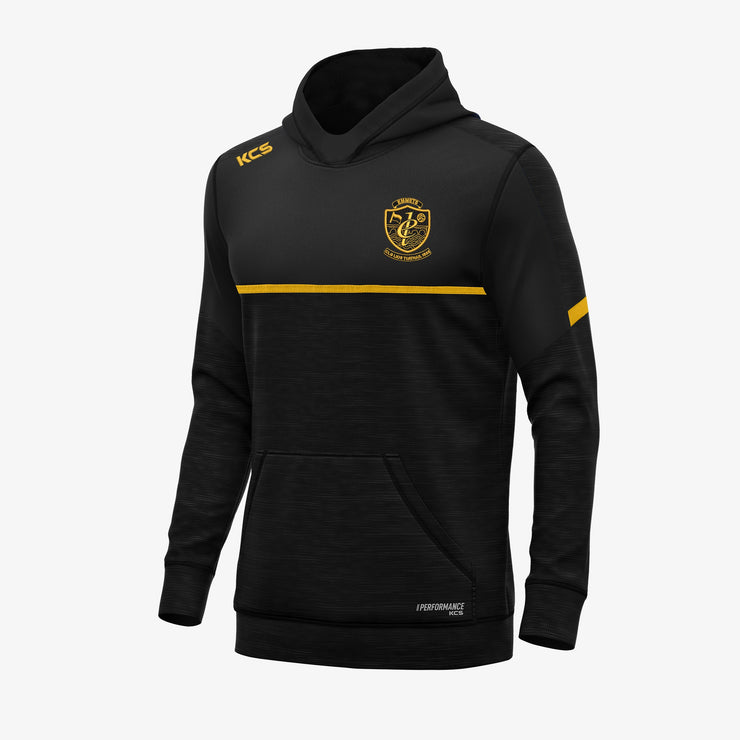 Listowel Emmets KCS Astro V2 Hoodie Black-Black Melange-Solid Amber Gold
