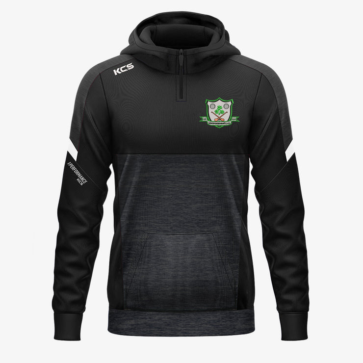 Longwood GAA Meath KCS Helios Half Zip Hoodie Black/White