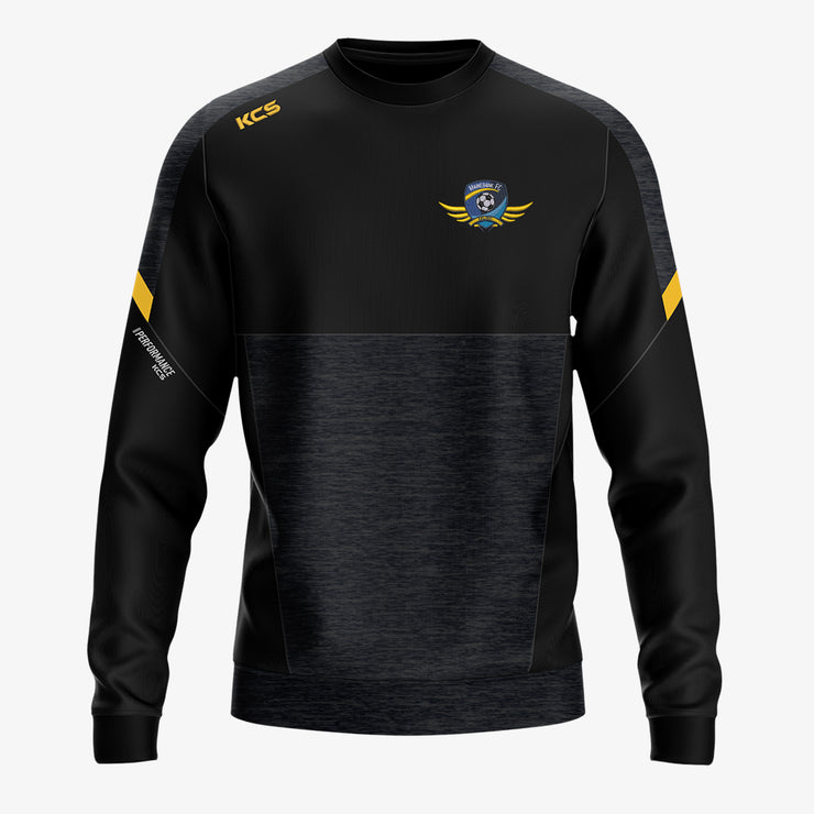 Mainebank FC KCS Helios Crew Neck Top - Black / Black / Gold