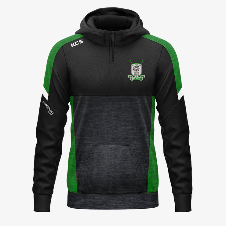 Milltown GAA KCS Helios Half Zip Hoodie Black/Green/White