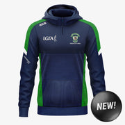 Milltown Ladies Football KCS Helios Half Zip Hoodie Navy/Green/White