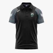 Moate ALL Whites GAA KCS Soul Polo Shirt Black/Graphite