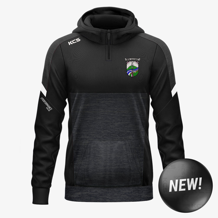 Moate ALL Whites GAA KCS Helios Half Zip Hoodie Black/White