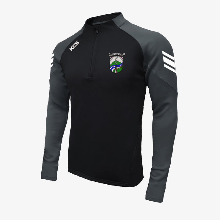 Moate ALL Whites GAA KCS Soul Quarter Zip Top Black/Graphite