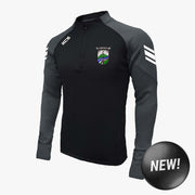 Moate ALL Whites GAA KCS Soul Quarter Zip Top Black/Graphite