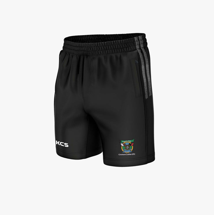 Cromane LGFA KCS Shore Leisure Shorts - Black / Grey