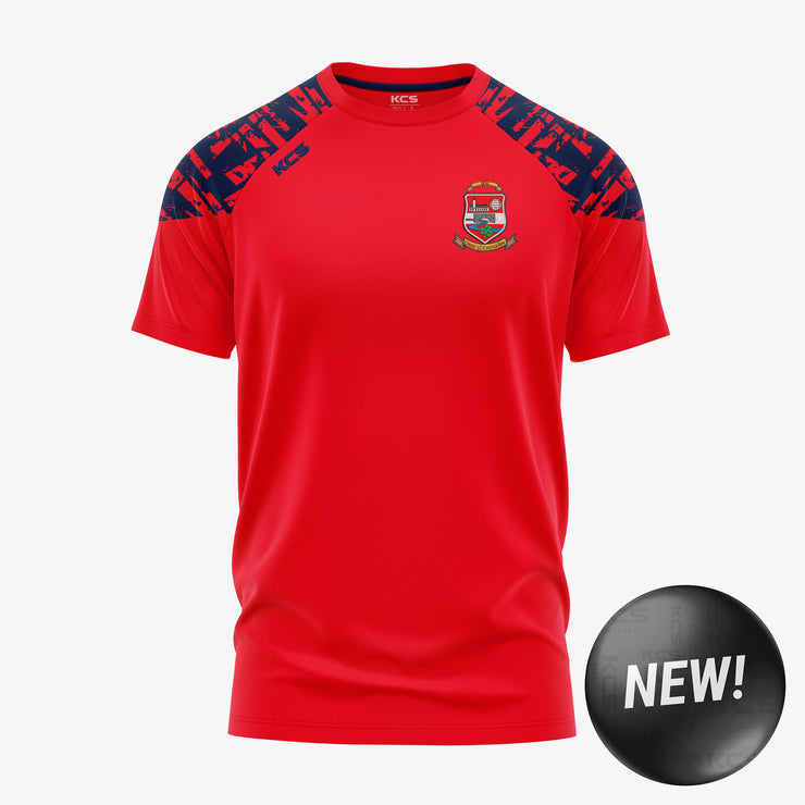 Mountcollins GAA KCS Apollo Tee - Red / Navy