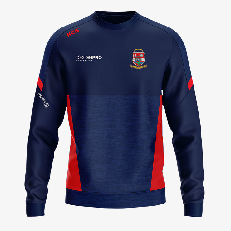Mountcollins GAA KCS Helios Crew Neck Top Navy/Red