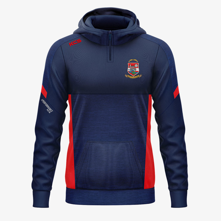 Mountcollins GAA KCS Helios Half Zip Hoodie Navy/Red