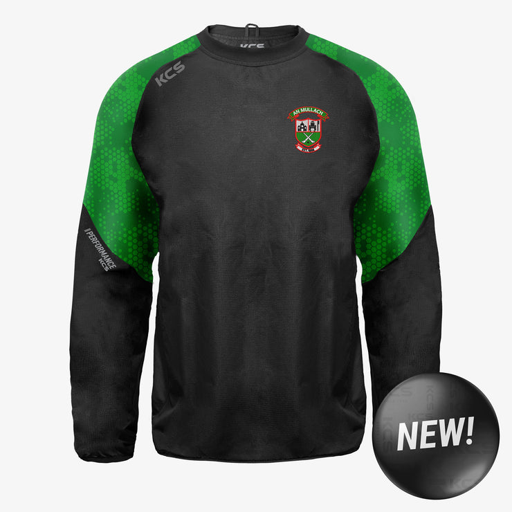 Mullagh GAA KCS Focus Windcheater Black/Green