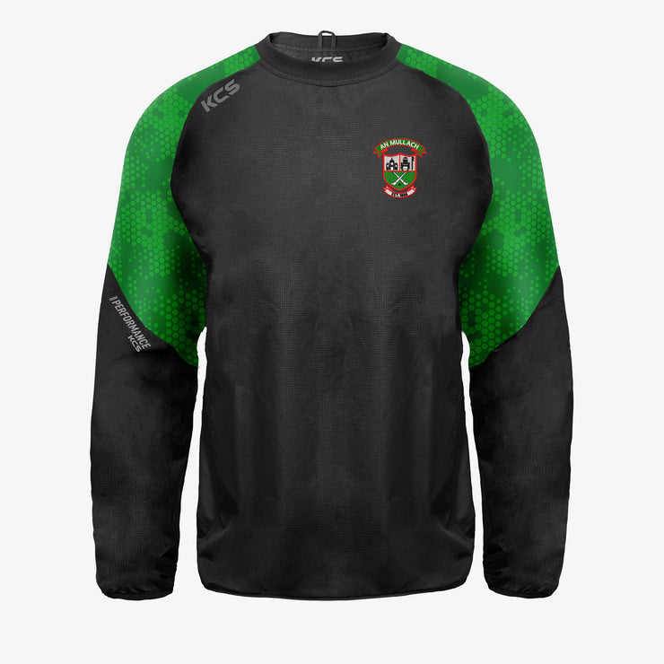 Mullagh GAA KCS Focus Windcheater Black/Green