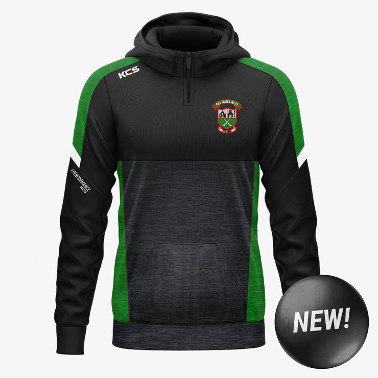 Mullagh GAA KCS Helios Half Zip Hoodie Black/Green/White