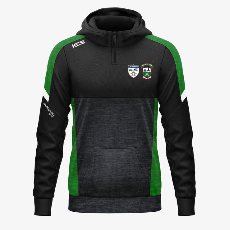 Mullagh Kiltormer GAA KCS Helios Half Zip Hoodie Black/Green/White