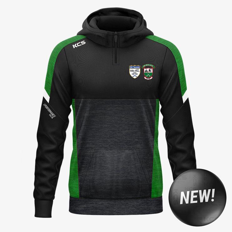 Mullagh Kiltormer GAA KCS Helios Half Zip Hoodie Black/Green/White