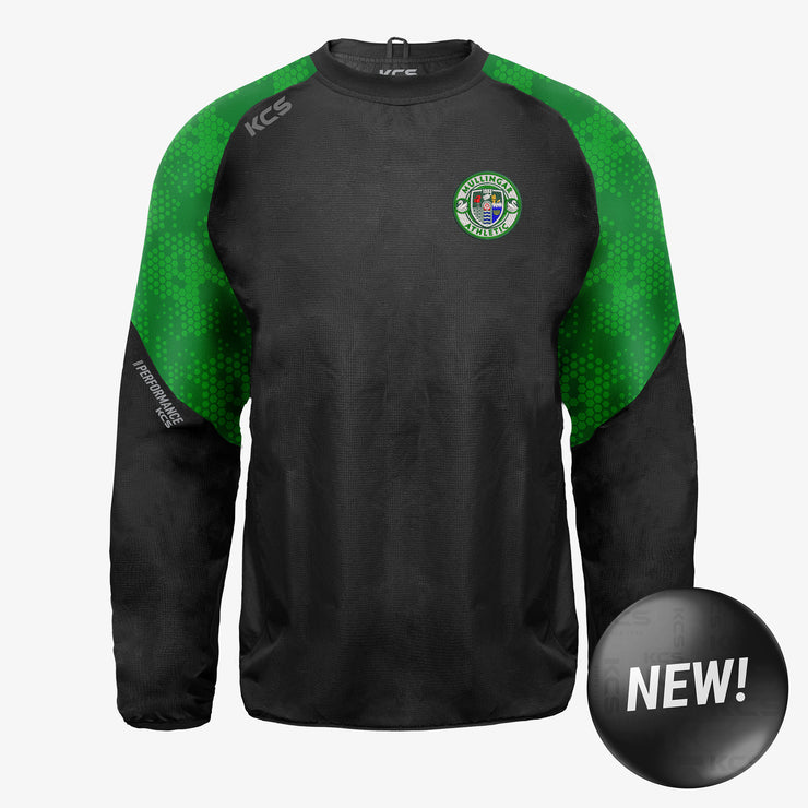 Mullingar Athletic AFC KCS Focus Windcheater - Black / Green