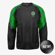 Mullingar Athletic AFC Swans KCS Focus Windcheater - Black / Green