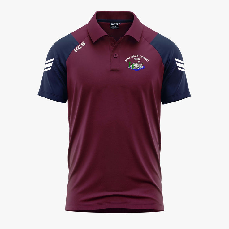 Mullingar Cricket Club KCS Soul Polo Shirt Navy/Maroon