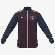 Mullingar Cricket Club Adidas Club Anthem Zip Navy/Maroon/White