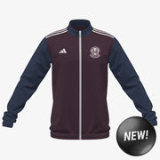 Mullingar Harriers Adidas Club Anthem Zip Navy/Maroon/White