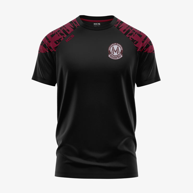 Mullingar Harriers KCS Apollo Tee Black/Maroon