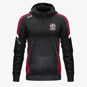 Mullingar Harriers KCS Helios Half Zip Hoodie Black/Maroon/White