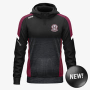 Mullingar Harriers KCS Helios Half Zip Hoodie Black/Maroon/White