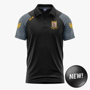 Mullingar Hockey Club KCS Soul Polo Shirt Black/Graphite