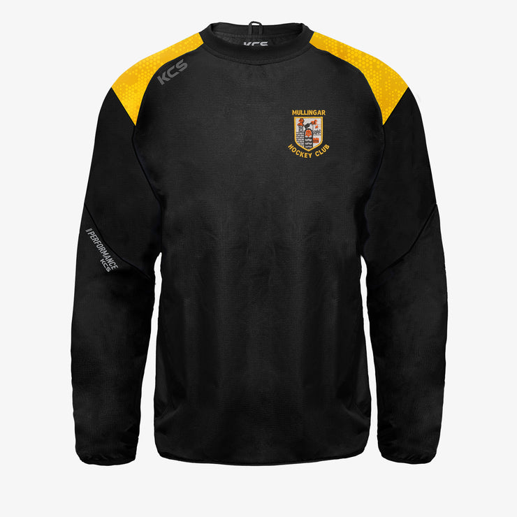 Mullingar Hockey Club KCS Focus Windcheater Black/Gold