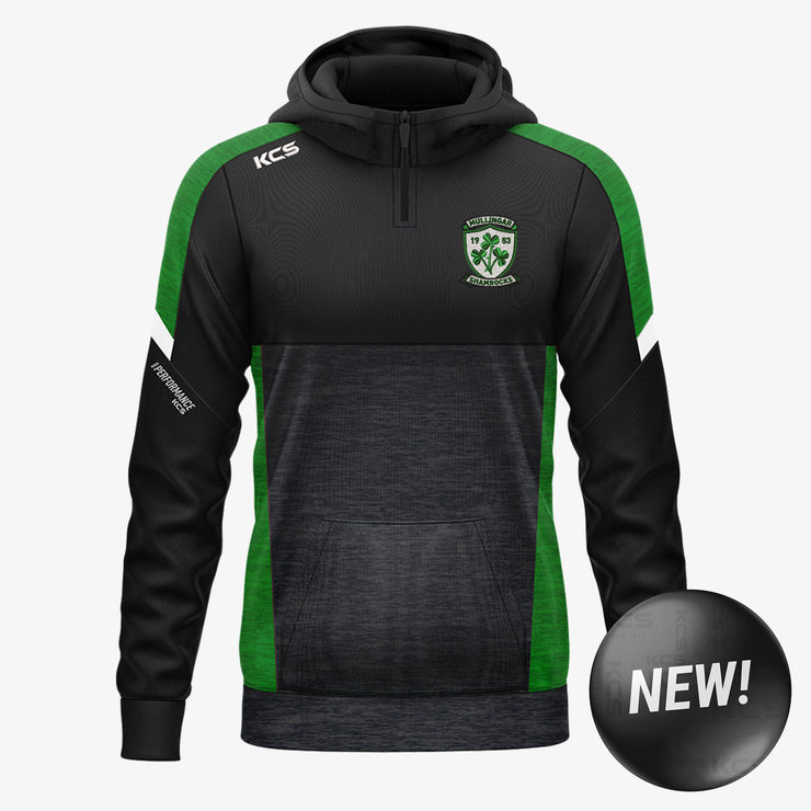 Mullingar Shamrocks KCS Helios Half Zip Hoodie Black/Green/White