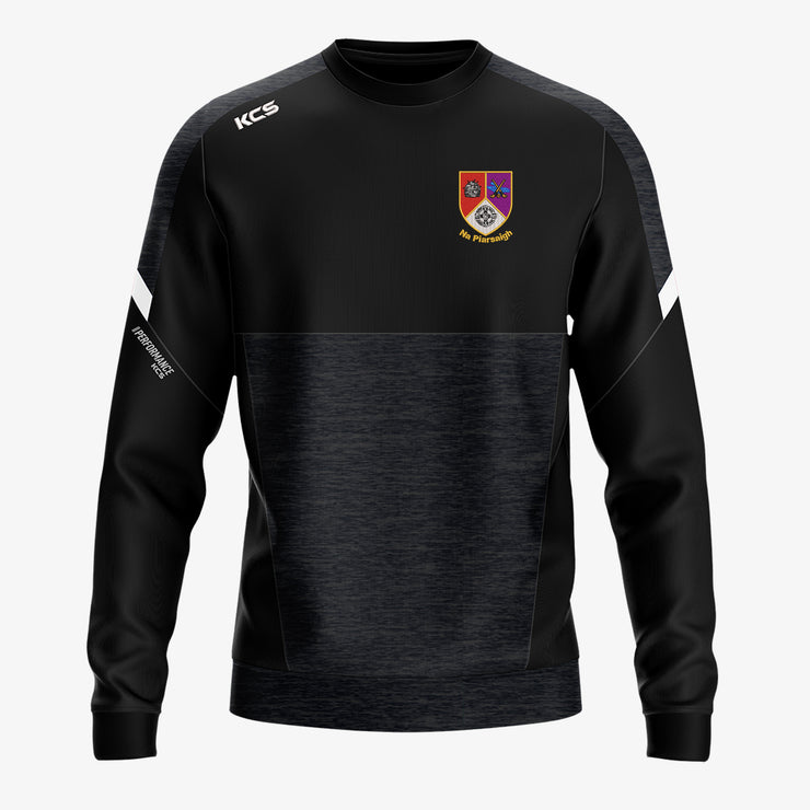 Na Piarsaigh GAA Westmeath KCS Helios Crew Neck Top Black/Black/White