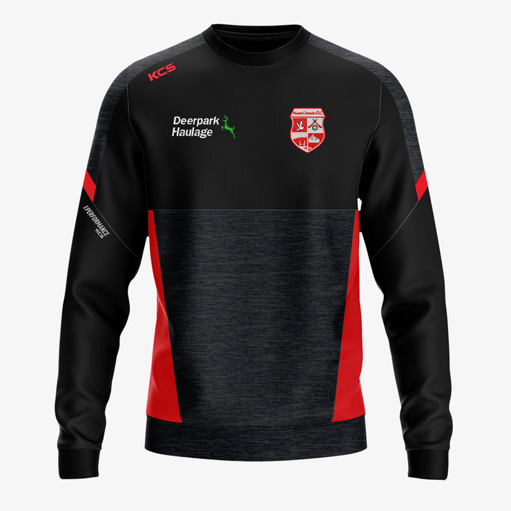 Naomh Colmcille Donegal KCS Helios Crew Neck Top Black/Red