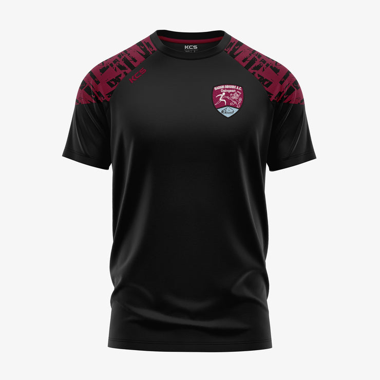 Naomh Mhuire AC Daingean KCS Apollo Tee Black/Maroon