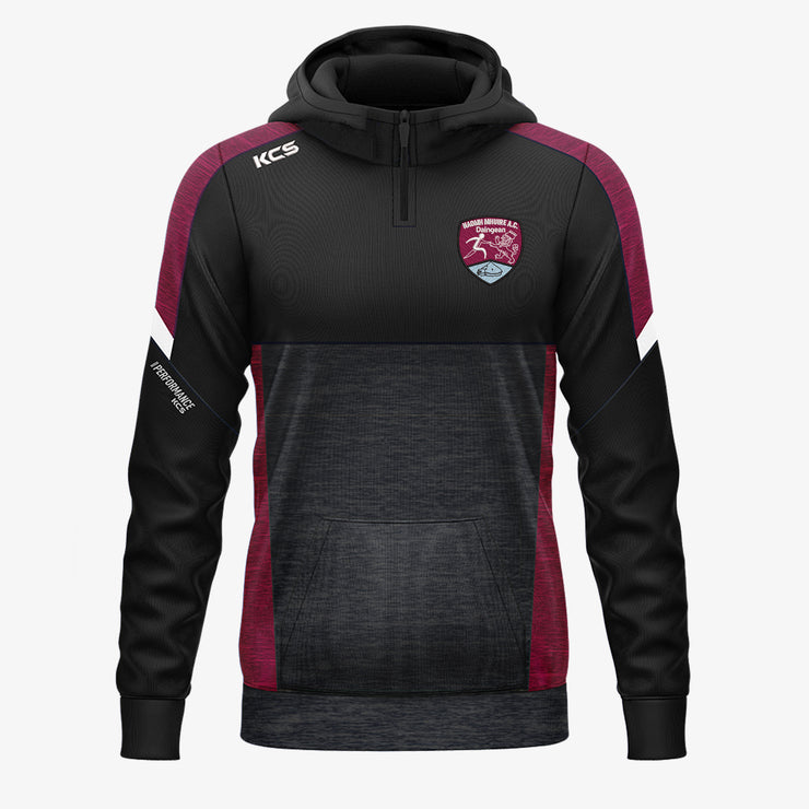 Naomh Mhuire AC Daingean KCS Helios Half Zip Hoodie Black/Maroon/White