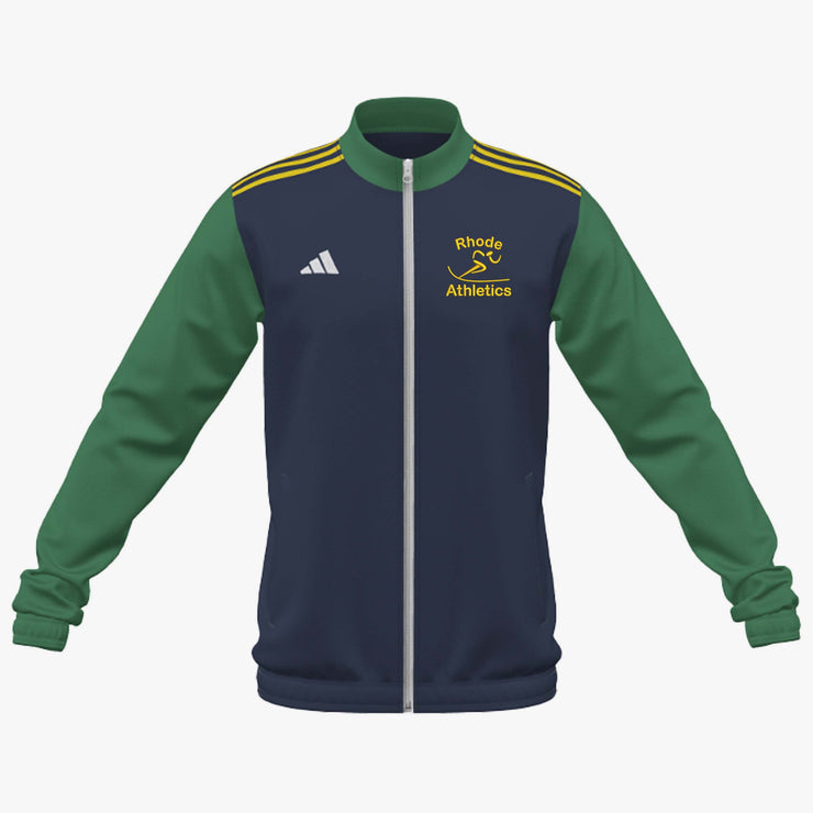 Rhode AC Adidas Club Anthem Zip Navy/Green/Gold