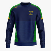 Rhode AC KCS Helios Crew Neck Top Navy/Green/Gold