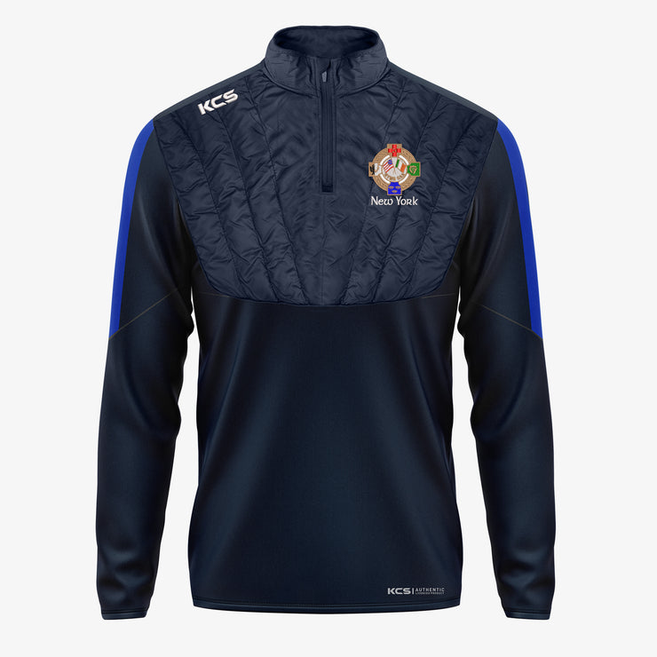 New York GAA KCS Winterized Quarter Zip Top Navy/Royal