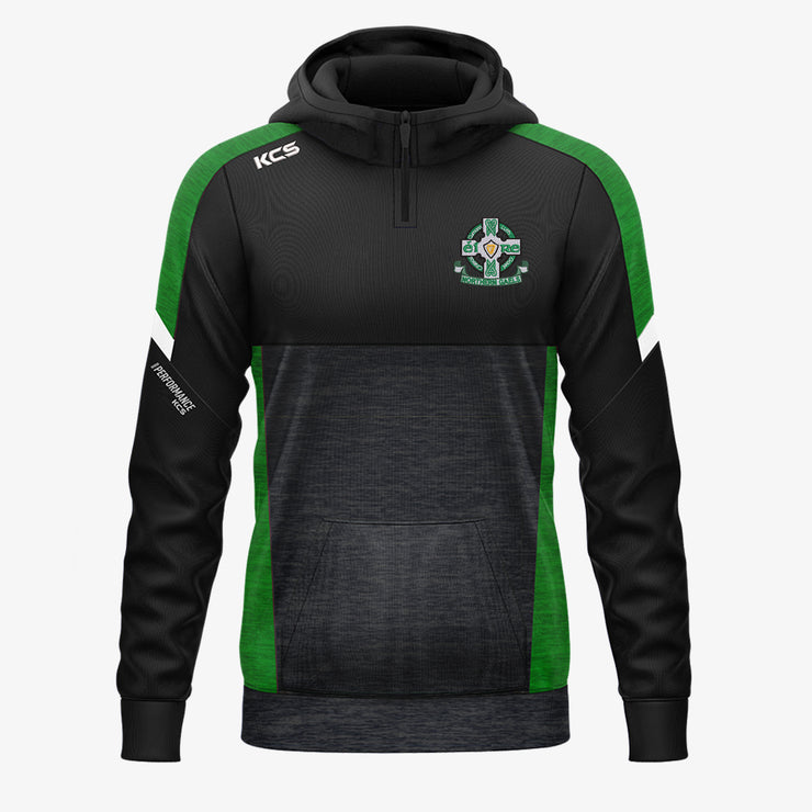 Northern Gaels GFC Longford KCS Helios Half Zip Hoodie Black/Green/White