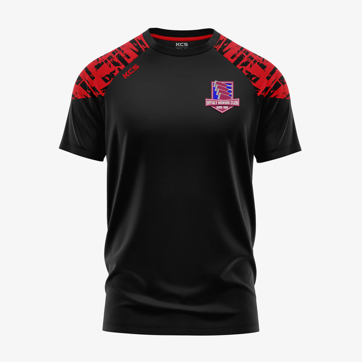 Offaly Rowing Club KCS Apollo Tee Black/Red
